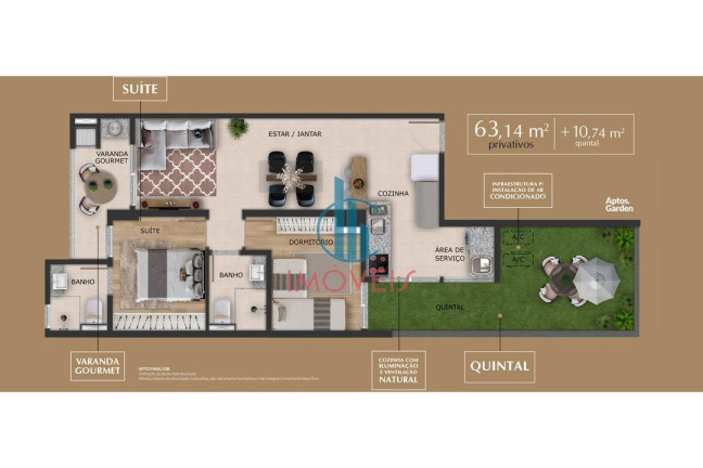 Imagem Apartamento com 2 Quartos à Venda, 63 m² em Mandaqui - São Paulo