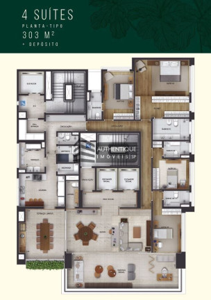 Imagem Apartamento com 4 Quartos à Venda, 303 m² em Itaim Bibi - São Paulo