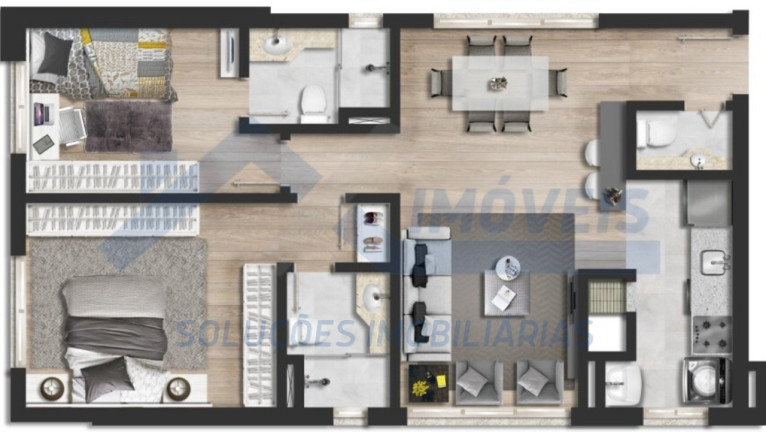 Imagem Apartamento com 2 Quartos à Venda, 101 m² em Mont Serrat - Porto Alegre