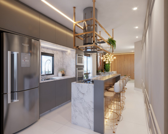 Imagem Apartamento com 3 Quartos à Venda, 100 m² em Perequê - Porto Belo