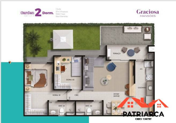Imagem Apartamento com 2 Quartos à Venda, 66 m² em Parque Rural Fazenda Santa Cândida - Campinas Imagem Apartamento com 2 Quartos à Venda, 66 m² em Parque Rural Fazenda Santa Cândida - Campinas