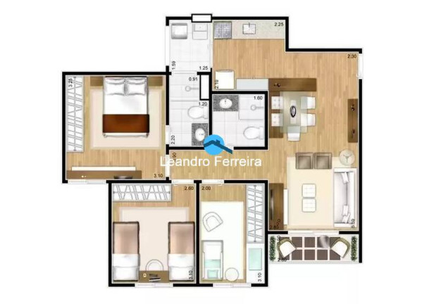 Imagem Apartamento com 3 Quartos à Venda, 71 m² em Nova Petrópolis - São Bernardo Do Campo Imagem Apartamento com 3 Quartos à Venda, 71 m² em Nova Petrópolis - São Bernardo Do Campo