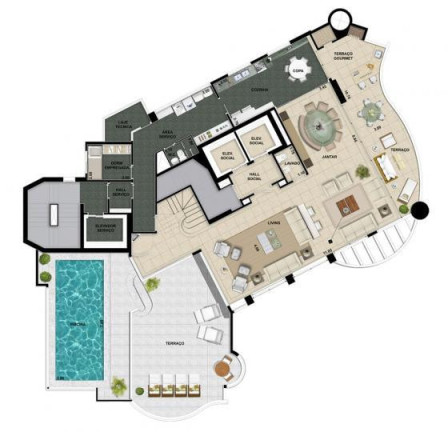 Imagem Apartamento com 4 Quartos à Venda, 265 m² em Anália Franco - São Paulo