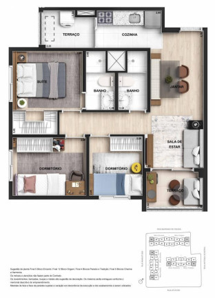 Imagem Apartamento com 3 Quartos à Venda, 62 m² em Vila Carrão - São Paulo