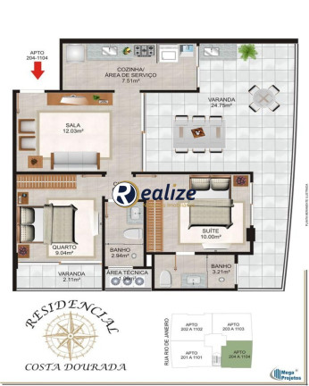 Imagem Imóvel com 2 Quartos à Venda, 82 m² em Praia Do Morro - Guarapari