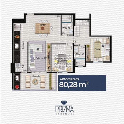 Imagem Apartamento com 2 Quartos à Venda, 80 m² em Jardim Sumaré - Ribeirão Preto Imagem Apartamento com 2 Quartos à Venda, 80 m² em Jardim Sumaré - Ribeirão Preto