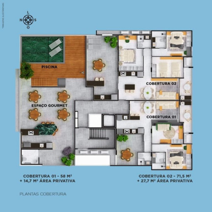 Imagem Apartamento com 3 Quartos à Venda, 71 m² em Bessa - João Pessoa