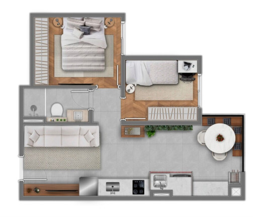 Imagem Apartamento com 3 Quartos à Venda, 60 m² em Vila Centenário - São Paulo