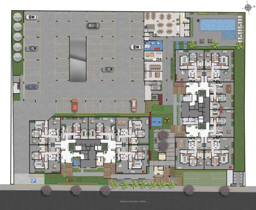 Imagem Apartamento com 3 Quartos à Venda, 61 m² em Setor Sudoeste - Goiânia