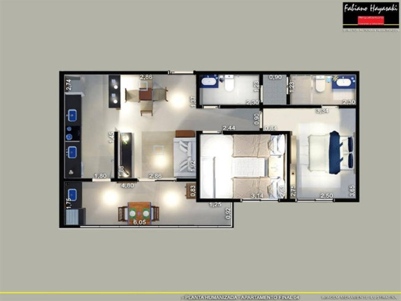 Imagem Apartamento com 2 Quartos à Venda, 63 m² em Canto Do Forte - Praia Grande Imagem Apartamento com 2 Quartos à Venda, 63 m² em Canto Do Forte - Praia Grande