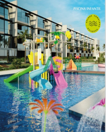 Imóvel com 2 Quartos à Venda, 56 m² em Praia De Muro Alto - Ipojuca