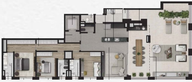 Imagem Apartamento com 3 Quartos à Venda, 314 m² em Itaim Bibi - São Paulo
