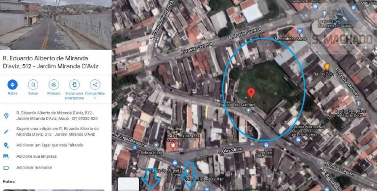 Imagem Terreno à Venda, 2.844 m² em Jardim Miranda D`aviz - Mauá Imagem Terreno à Venda, 2.844 m² em Jardim Miranda D`aviz - Mauá