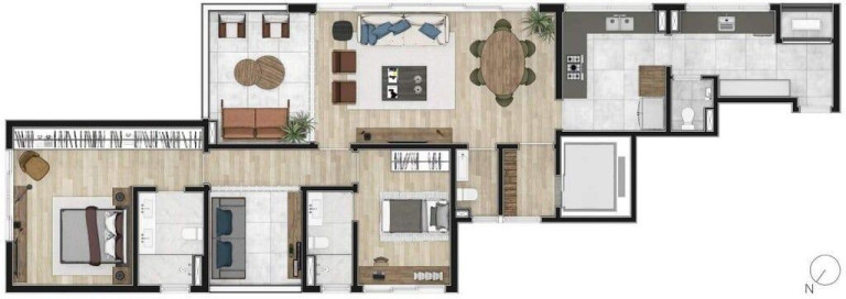 Imagem Apartamento com 2 Quartos à Venda, 137 m² em Pinheiros - São Paulo Imagem Apartamento com 2 Quartos à Venda, 137 m² em Pinheiros - São Paulo