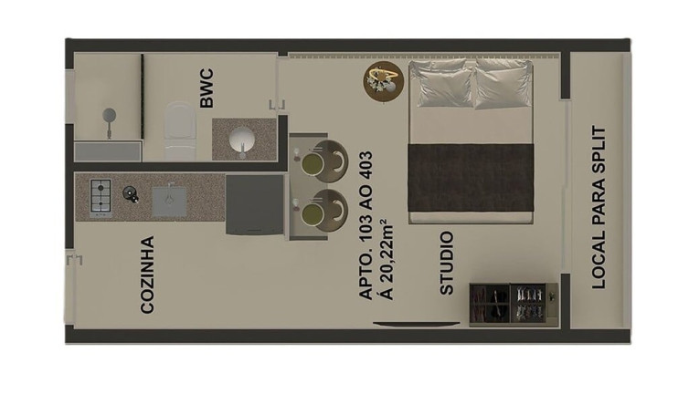 Imagem Apartamento com 2 Quartos à Venda, 49 m² em Graças - Recife