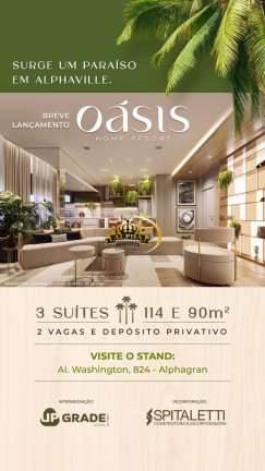 Imagem Apartamento com 3 Quartos à Venda, 114 m² em Alphagran Alphaville - Barueri