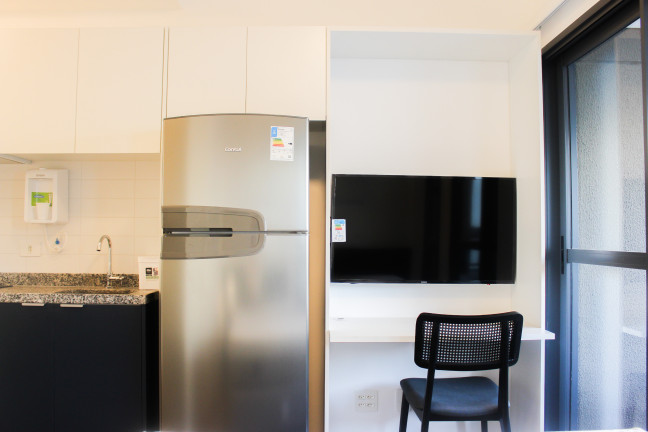 Imagem Apartamento com 1 Quarto para Alugar, 27 m² em Jardim Paulistano - São Paulo