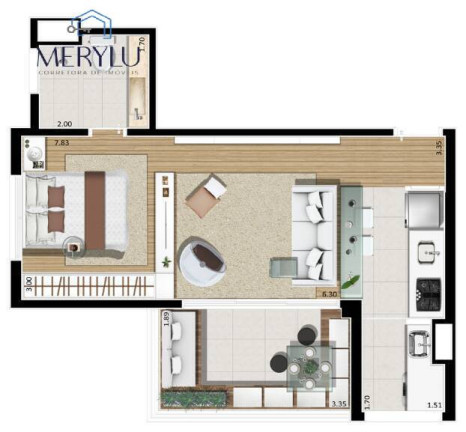 Imagem Apartamento com 1 Quarto à Venda, 45 m² em Vila Mariana - São Paulo