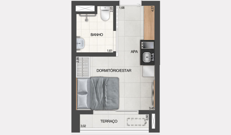 Imagem Apartamento à Venda, 20 m² em Moema - São Paulo Imagem Apartamento à Venda, 20 m² em Moema - São Paulo