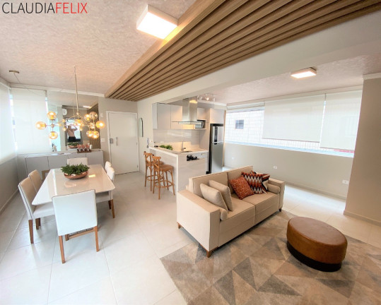 Imagem Imóvel com 2 Quartos à Venda, 93 m² em Guilhermina - Praia Grande