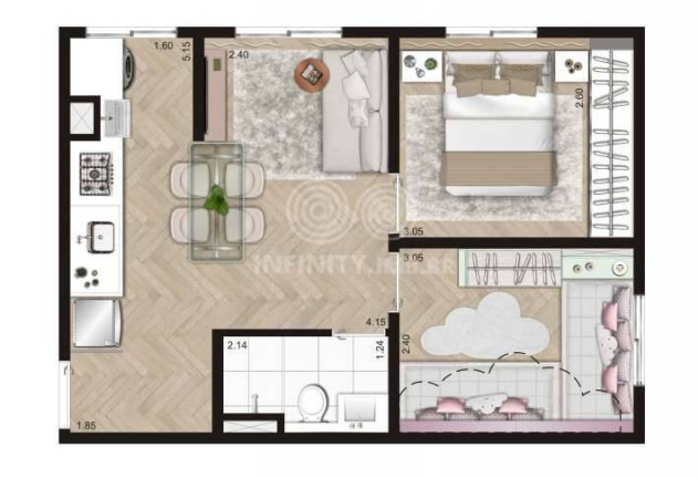 Imagem Apartamento com 2 Quartos à Venda, 41 m² em Panamby - São Paulo