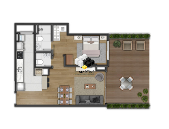 Imagem Cobertura com 2 Quartos à Venda, 80 m² em Centro - Canela Imagem Cobertura com 2 Quartos à Venda, 80 m² em Centro - Canela