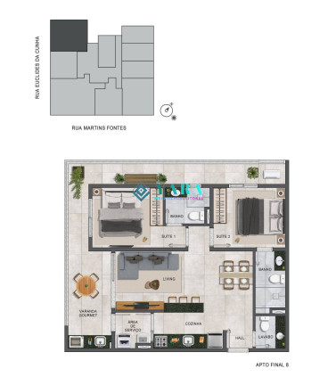 Imagem Apartamento com 2 Quartos à Venda, 70 m² em Itaguá - Ubatuba