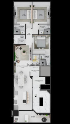 Imagem Apartamento com 3 Quartos à Venda, 100 m² em Perequê - Porto Belo Imagem Apartamento com 3 Quartos à Venda, 100 m² em Perequê - Porto Belo