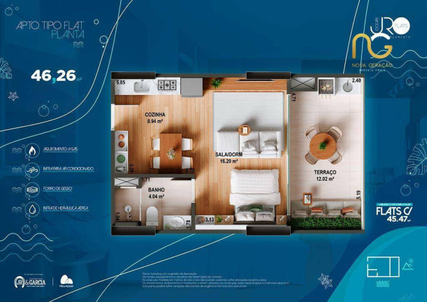 Imagem Apartamento com 1 Quarto à Venda, 46 m² em Tupi - Praia Grande Imagem Apartamento com 1 Quarto à Venda, 46 m² em Tupi - Praia Grande
