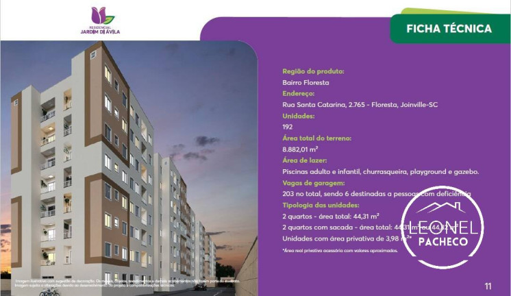 Imagem Apartamento com 2 Quartos à Venda, 44 m² em Floresta - Joinville Imagem Apartamento com 2 Quartos à Venda, 44 m² em Floresta - Joinville