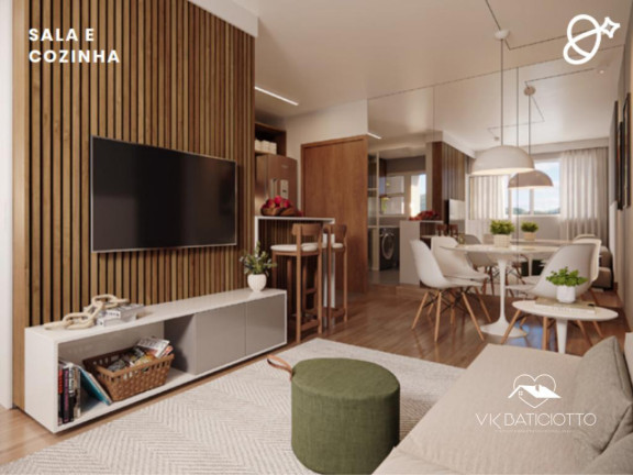 Apartamento com 2 Quartos à Venda, 52 m² em Jardim Rebouças - Maringá
