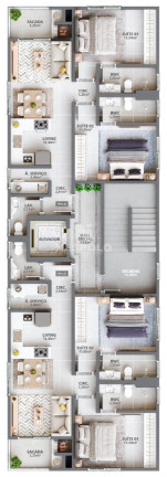 Imagem Apartamento à Venda, 71 m² em Perequê - Porto Belo Imagem Apartamento à Venda, 71 m² em Perequê - Porto Belo