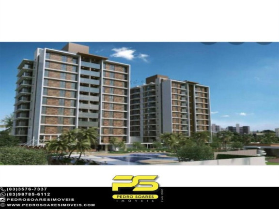Apartamento com 2 Quartos à Venda, 65 m² em Altiplano Cabo Branco - João Pessoa