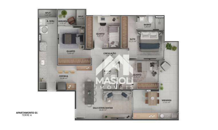 Imagem Apartamento com 4 Quartos à Venda, 113 m² em Praia Da Costa - Vila Velha Imagem Apartamento com 4 Quartos à Venda, 113 m² em Praia Da Costa - Vila Velha