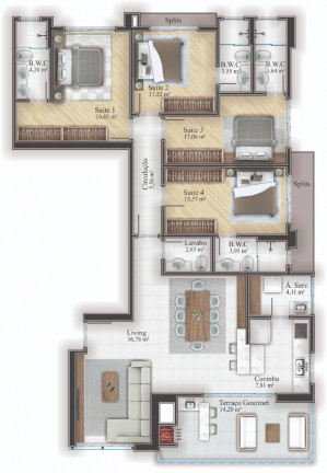 Imagem Imóvel com 3 Quartos à Venda, 127 m² em Itapema - Itapema