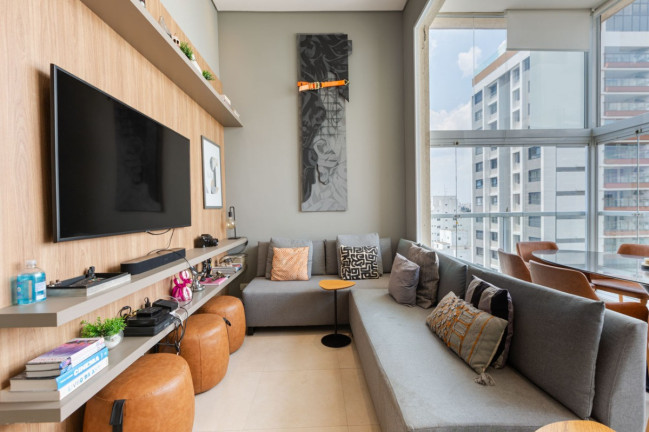 Imagem Apartamento com 1 Quarto à Venda, 43 m² em Santo Amaro - São Paulo Imagem Apartamento com 1 Quarto à Venda, 43 m² em Santo Amaro - São Paulo