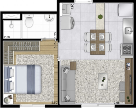 Imagem Apartamento com 1 Quarto à Venda, 26 m² em Vila Prudente - São Paulo Imagem Apartamento com 1 Quarto à Venda, 26 m² em Vila Prudente - São Paulo