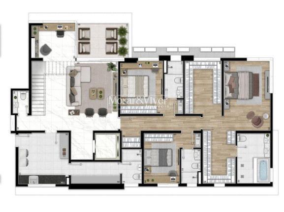 Imagem Apartamento com 3 Quartos à Venda, 200 m² em Alto Da Glória - Curitiba