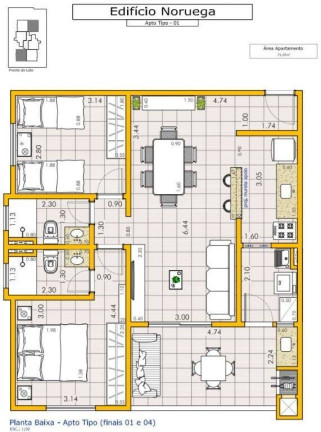 Imagem Apartamento com 2 Quartos à Venda, 75 m² em Jardim Das Nações - Taubaté Imagem Apartamento com 2 Quartos à Venda, 75 m² em Jardim Das Nações - Taubaté