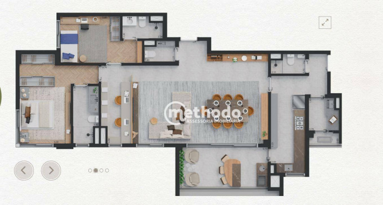 Imagem Apartamento com 3 Quartos à Venda, 139 m² em Cambuí - Campinas