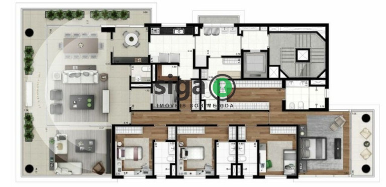 Imagem Apartamento com 4 Quartos à Venda, 294 m² em Ibirapuera - São Paulo Imagem Apartamento com 4 Quartos à Venda, 294 m² em Ibirapuera - São Paulo
