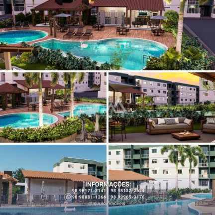 Apartamento com 2 Quartos à Venda, 59 m² em Miritiua - São José De Ribamar
