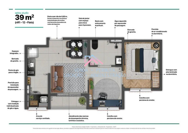 Imagem Apartamento com 2 Quartos à Venda, 39 m² em Boaçava - São Paulo Imagem Apartamento com 2 Quartos à Venda, 39 m² em Boaçava - São Paulo