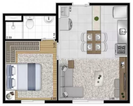 Imagem Apartamento com 1 Quarto à Venda, 26 m² em Capão Redondo - São Paulo Imagem Apartamento com 1 Quarto à Venda, 26 m² em Capão Redondo - São Paulo