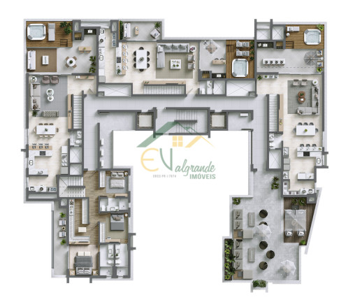 Imagem Apartamento com 3 Quartos à Venda, 115 m² em água Verde - Curitiba Imagem Apartamento com 3 Quartos à Venda, 115 m² em água Verde - Curitiba