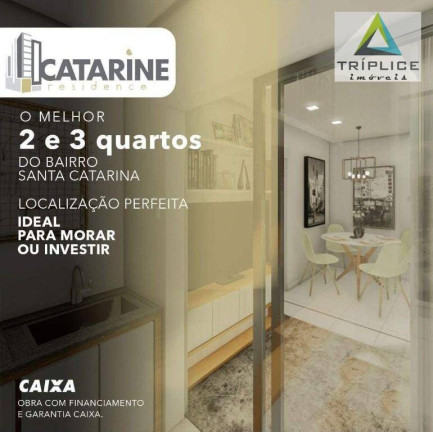 Imagem Apartamento com 2 Quartos à Venda, 59 m² em Santa Catarina - Juiz De Fora