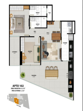 Imagem Apartamento com 3 Quartos à Venda, 85 m² em Praia Do Morro - Guarapari Imagem Apartamento com 3 Quartos à Venda, 85 m² em Praia Do Morro - Guarapari