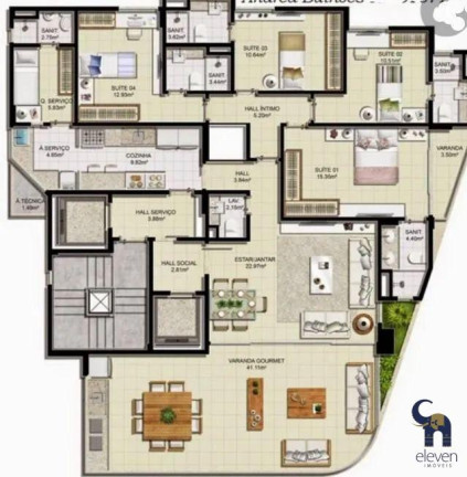 Imagem Apartamento com 4 Quartos à Venda, 171 m² em Barra - Salvador Imagem Apartamento com 4 Quartos à Venda, 171 m² em Barra - Salvador