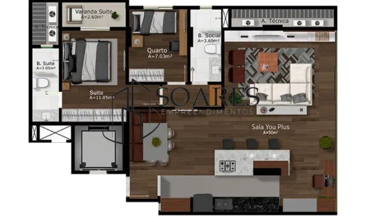 Imagem Apartamento com 2 Quartos à Venda, 68 m² em São Brás - Belém Imagem Apartamento com 2 Quartos à Venda, 68 m² em São Brás - Belém