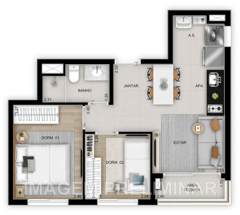 Imagem Apartamento com 2 Quartos à Venda, 29 m² em Vila Ema - São Paulo Imagem Apartamento com 2 Quartos à Venda, 29 m² em Vila Ema - São Paulo